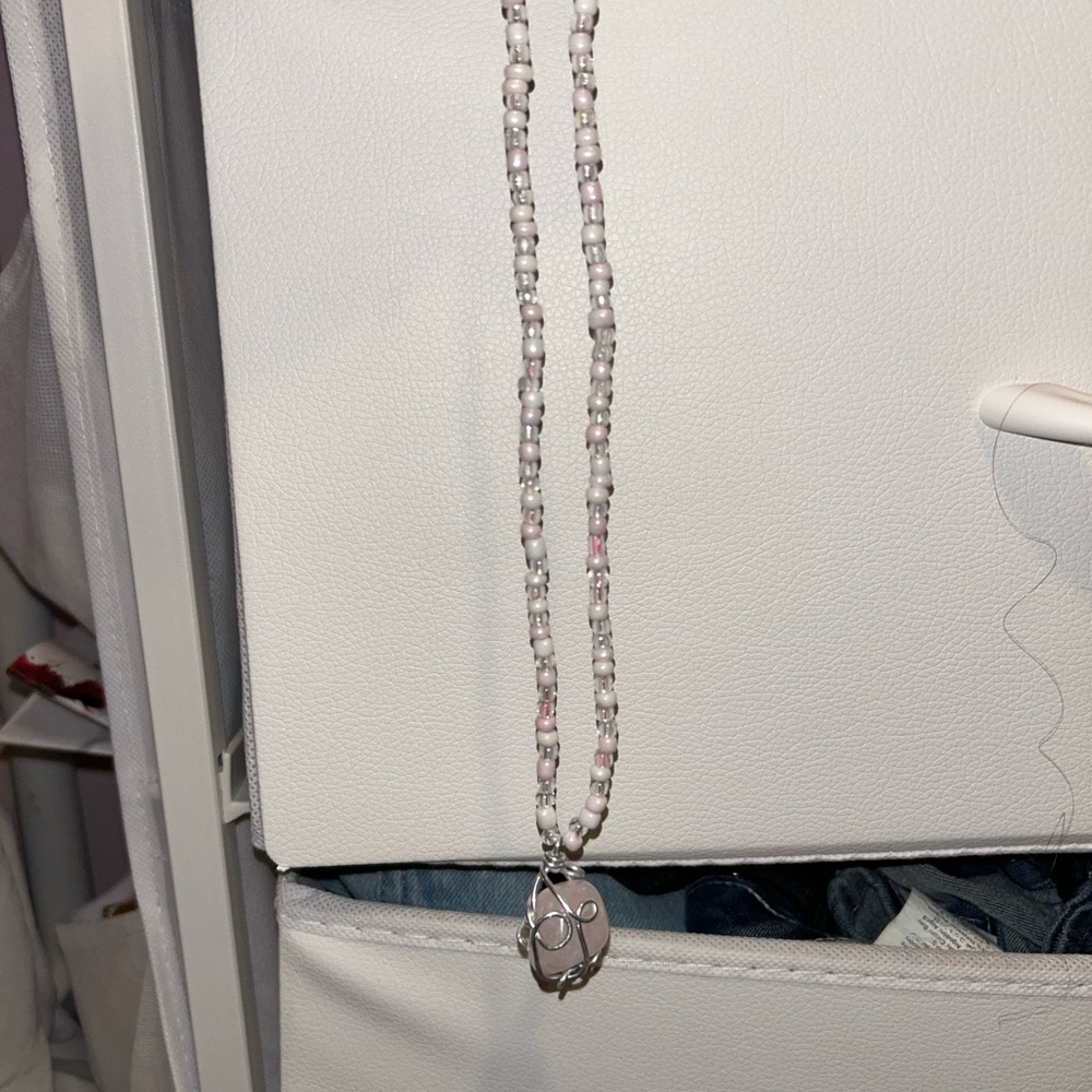 Elegant Silver and Pink Owl Pendant Necklace